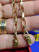 Pulseira Oca Ouro 18 kilates 7 Gramas 5 mm