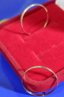 Alianças 1 mm Peso 1.20 Gramas Boleada Ouro 18 Kilates