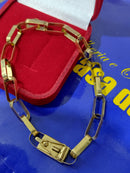 Pulseira Ouro 18 kilates Maciço 10 Gramas Maciça