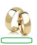 Par Alianças Casamento  Ouro 18 Kilates Alianças Brilhosas  15 Gramas  9 mm Anatômica