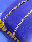 Pulseira Ouro Elos 0,70 Gramas 18 Cm 2 mm