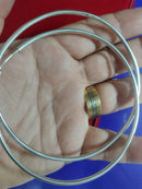 Argola Brinco Prata 90 mm Peso 12.60 Gramas Tubo 2.70 mm