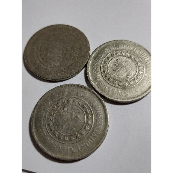 moedas antigas para coleção escarça no estado 3 moedas
