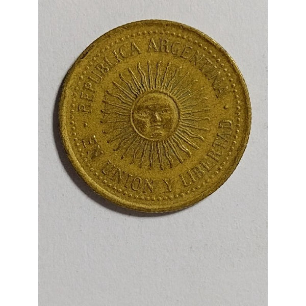Moeda 5 Centavos 1992 rara Argentina 17 mm