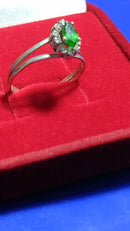 Anel Formaura Professora Prata 950 Topo 9 X 6.2 mm Todas formaturas Pedra 6 x 2.7 mm Zircônia