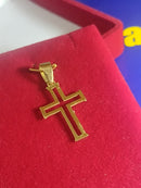 Pingente 24 mm Cruz Ouro 18 Kilates 1.50 Gramas Maciça