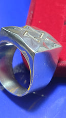 Anel Estrela de Davi Prata 950 20 mm