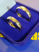 Alianças Boleadas 6 mm Ouro 18 kilates Casamento Noivado Compromisso 7 Gramas Maciça