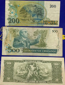 7 Cédulas Cruzeiros e Cruzados Banco Central  Nova, Raras e Colecionáveis