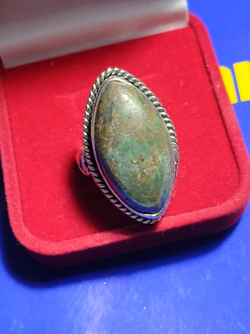 Anel Prata 950  antigo Pedra não definida  12 Gramas 30 x 16 mm