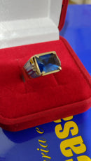 Anel Ouro 18 Kilates Maciço 10 Gramas Pedra Zircônia