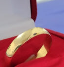 Aliança 4 mm Resistente Ouro 18 Kilates Maciça 3.50 Gamas Unidade