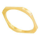 Anel Quadrado Ouro 18 Kilates 5 Gramas 2 mm Resistente e maciço