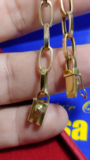 Pulseira Oca Ouro 18 kilates 7 Gramas 5 mm