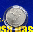 Moeda 1 Cruzeiro1972 Brasil LInda Moedas e Rara com Cápsula