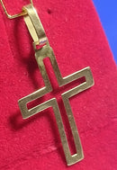 Pingente Ouro 18 Kilates Peso 0.85 Gramas 30 mm Maciça