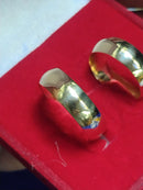 Alianças Boleadas Ouro 18k Noivado e Casamento 12 Gramas 7 mm