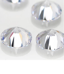 Pedra Zircônia Cúbica Branca Redonda Alta qualidade Cor branca 2 mm 30 Pedras