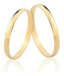 Alianças ouro 18 kilates 2.50 mm 3.50 Gramas Maciço