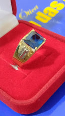 Anel Ouro 18 Kilates Maciço 10 Gramas Pedra Zircônia