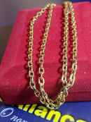 Cordão Novo Cadeado Peso 15.50 Gramas 65 Cm 4.4 mm Oco