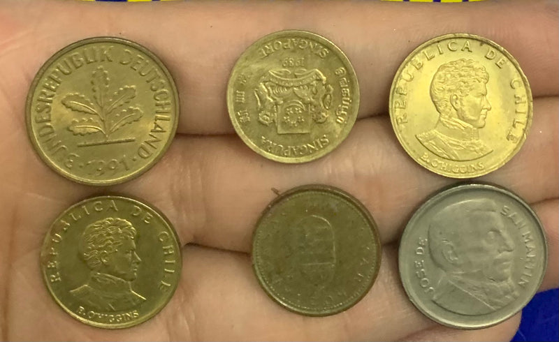 6 Moedas Raras