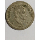 Moeda 20 Centavos 1950 Colômbia 28 mm
