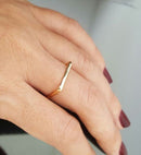 Anel Ouro 18 Kilates 1 Grama 1 mm Fininho e delicado