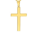 Pingente Cruz  ouro 18 kilates 30 mm peso 3 gramas