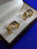 Alianças Retas maciço Ouro 18 kilates 10 Gramas 6 mm