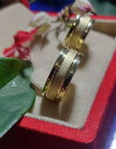 Alianças Ouro 18 Kilates 10 Gramas 7 mm Maciça lisa e fosca