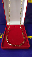 Cordão Ouro 18 Kilates 20 Gramas 6 mm Oco Resistente