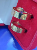 Alianças Casamento Ouro 18 Kilates 9 Gramas  7 mm Larga e linda