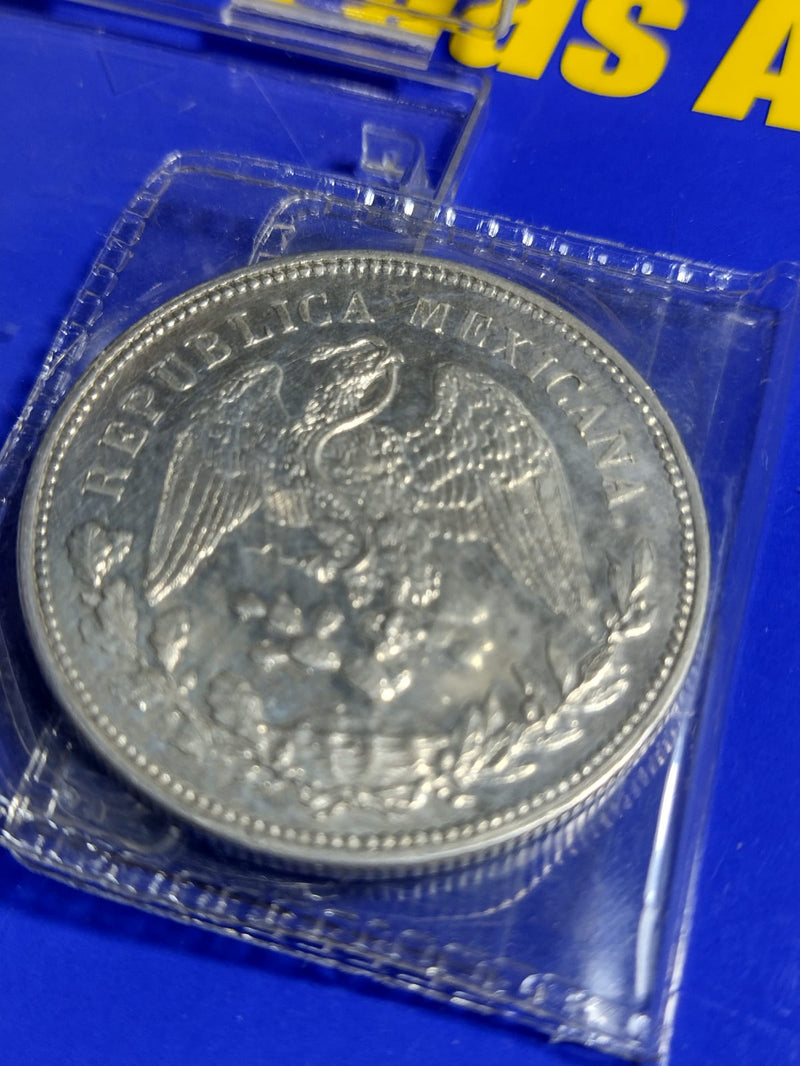 Moeda Do México Un Peso De 1909 peso 27.10 Gramas 39 mm