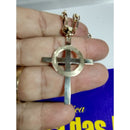 Cordão ouro 18 kilates 16 gramas OCO  e Pingente maçico 4 gramas 4,7 Cm x 3,50 cm