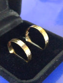 Par Alianças Ouro 18 Kilates Peso 6.60 Gramas 5mm