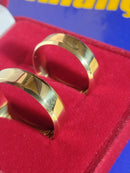 Alianças Ouro 18 kilates 8 Gramas 7 mm Com kina