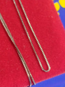 Colar Gargantilha Corretinha Ouro Branco 18 Kilates 42 Cm 1.00 Grama