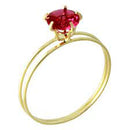 Solitário Ouro 18 Kilates 1.10 Gr Pedra Zircônia 5mm Maciço Todas Cores de Pedras