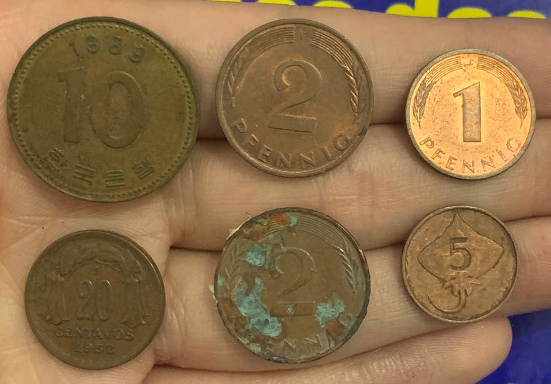 12 Moedas Vafriadas Antigas