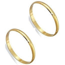 Par De Aliança Noivado/casamento Ouro18k / 1,10 Mm / 1.00 Gr