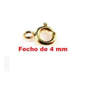 Fecho Bóia Ouro 18 kilates 4 mm Para Cordões e Pulseiras