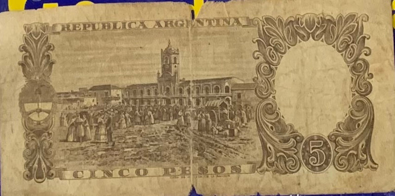 Cédula 5 Pesos