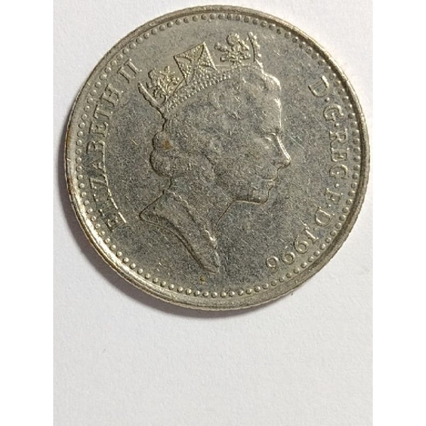 Moeda 10 TEN PENCE Elizabeth II