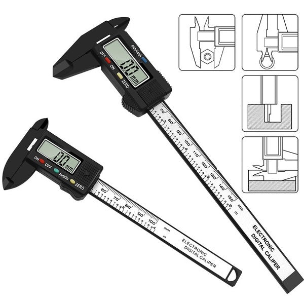 Paquimetro Compasso de calibre digital Vernier 0 -150 mm LCD