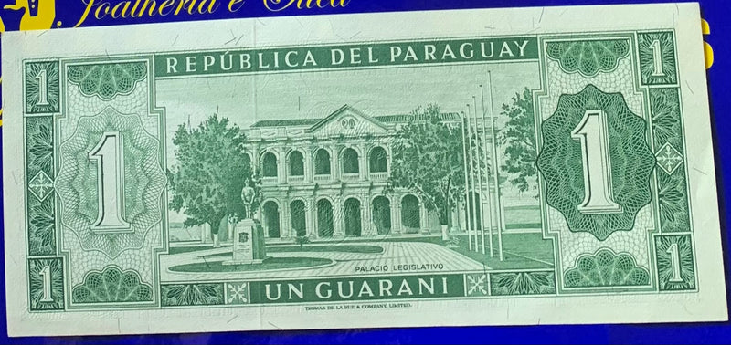 Cédula Un Guarani Banco Central Del Paraguay Antiga Coleção e Nova