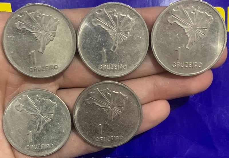 10 Moedas 1 Cruzeiros Raras