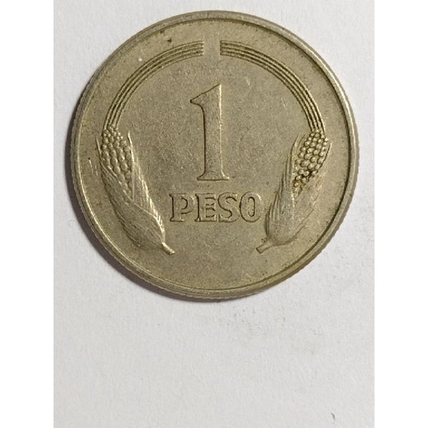 Moeda muito Rara 1 Peso 1975 República de Colômbia