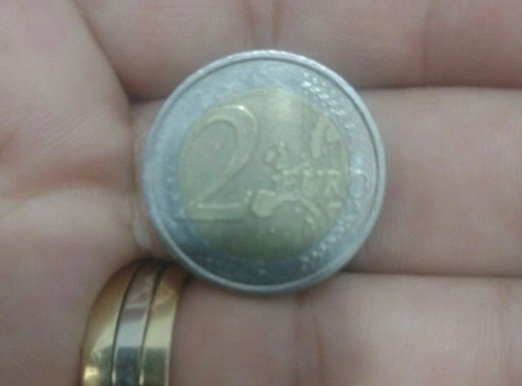 Moeda 2 Euros Linda Moeda Para Coleção