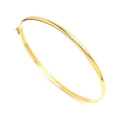 Bracelete Maciço Ouro18 kilates 7 Gramas 3 mm resistente Modelo Polido liso Fecho Resitente